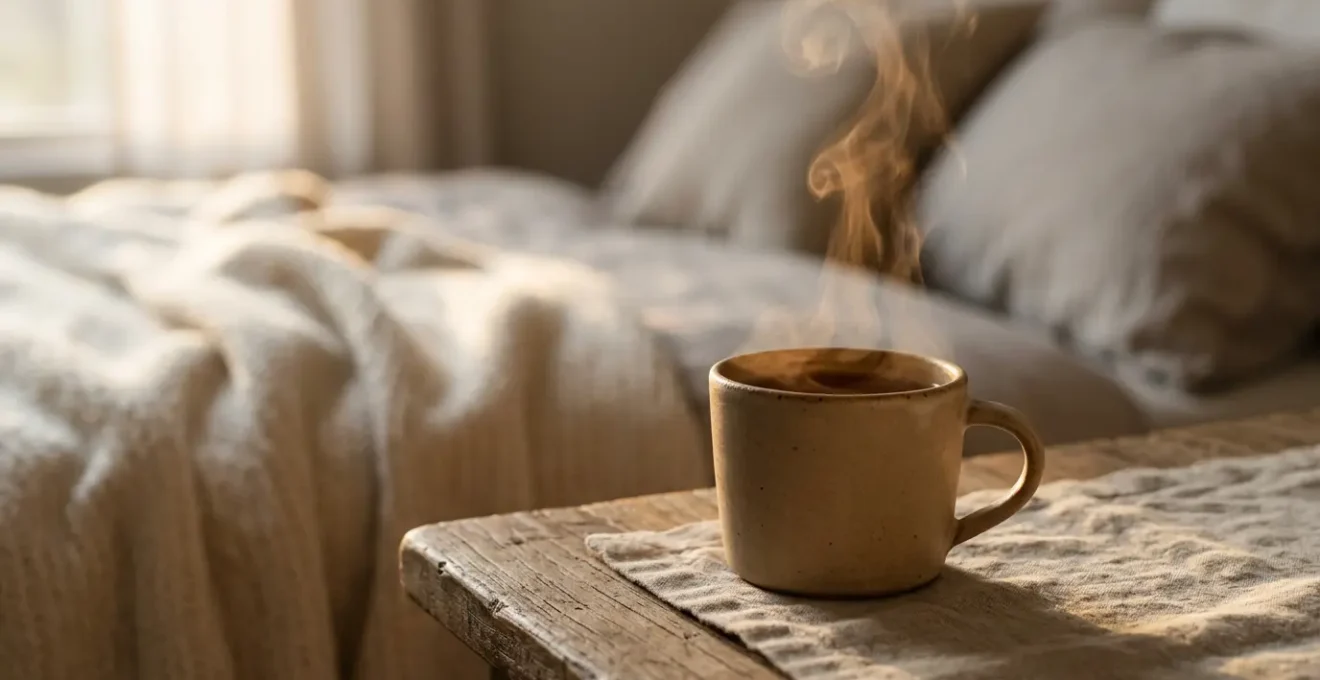 Boisson chaude relaxante pour favoriser l'endormissement naturel le soir