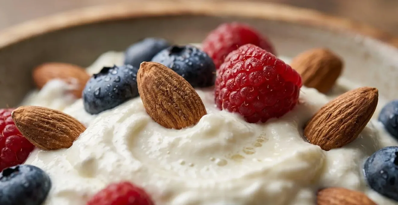 Petit-déjeuner équilibré riche en protéines et lipides